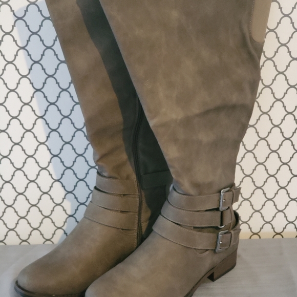 Maurices Shoes - Eva Extra Wide Calf Buckle Wrap Tall Boot